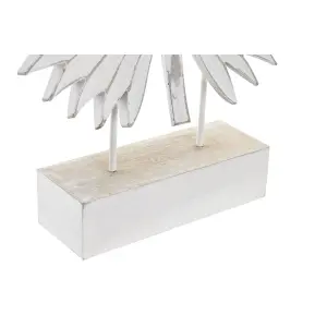 Figurine décorative feuille d'une plante tropical finition veillie en métal et bois MDF DKD Home Decor image-1