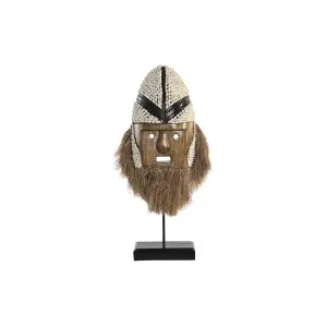 Διακοσμητική φιγούρα μάσκα από κοχύλια DKD Home Decor image-0