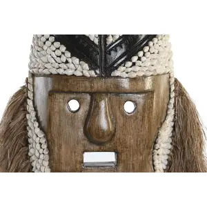 Διακοσμητική φιγούρα μάσκα από κοχύλια DKD Home Decor image-2