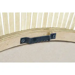 Καθρέφτης τοίχου από μπαμπού DKD Home Decor Colonial image-2