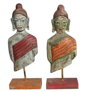 Figurine buda oriental DKD Home Decor image-2