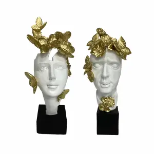 Φιγούρα προσώπου DKD Home Decor image-0