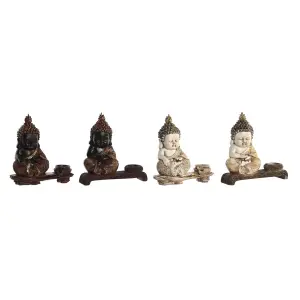 Οριεντάλ βούδας φιγούρα DKD Home Decor (x4) image-0