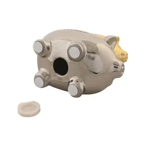Moderne Dolomit-Spardose Schwein DKD Home Decor image-3