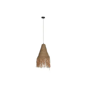 Jute hanging lamp DKD Home Decor