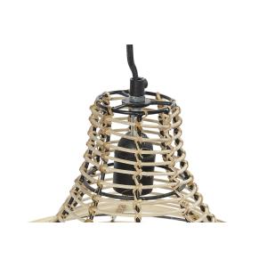 Lampe à suspension en métal jute DKD Home Decor image-1