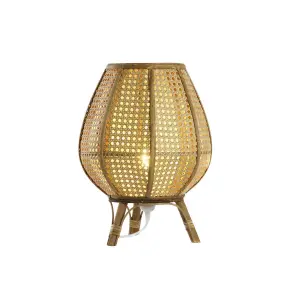 Lampe de bureau en rotin DKD Home Decor image-2