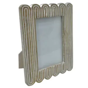 Κορνίζα από ξύλο μανγκό DKD Home Decor image-0