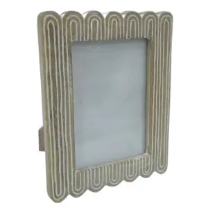 Κορνίζα από ξύλο μανγκό DKD Home Decor image-0