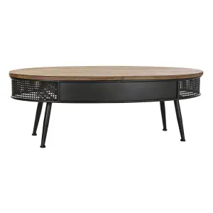 Μεταλλικό τραπεζάκι σαλονιού από έλατο DKD Home Decor 120x58x42 cm image-2