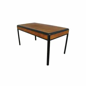 Τραπέζι τραπεζαρίας από έλατο με μέταλλο DKD Home Decor 160x80x79 cm image-0