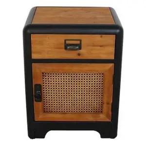 Sapin metal bedside table DKD Home Decor