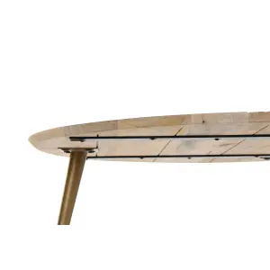Mango wood coffee table DKD Home Decor 90x90x45 cm image-1