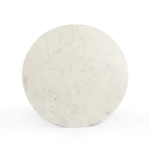 Metal marble dining table DKD Home Decor 110x110x76 cm image-1