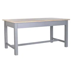 Τραπέζι σαλονιού από ξύλο παλoωνίας και MDF DKD Home Decor 161.5x81.5x78 cm 161,5x81,5x78 cm image-1