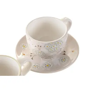 Koffiekopje van metaal en dolomiet DKD Home Decor image-2