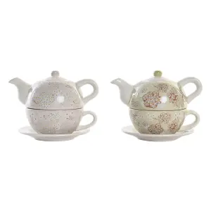 Teekanne aus Dolomit DKD Home Decor 750 ml (x2) image-1