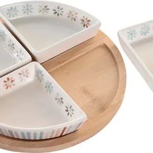 Πιατέλα ορεκτικών από ψαμμίτη DKD Home Decor image-2