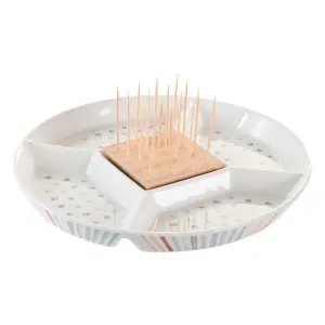 Πιατέλα ορεκτικών από ψαμμίτη DKD Home Decor image-0