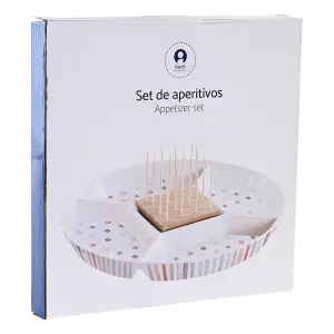 Πιατέλα ορεκτικών από ψαμμίτη DKD Home Decor image-2