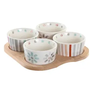 Πιατέλα ορεκτικών από ψαμμίτη DKD Home Decor image-0