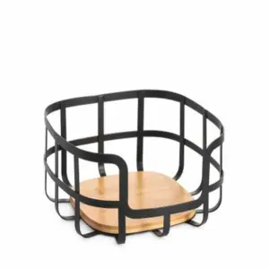 Καλάθι φρούτων από ατσάλι DKD Home Decor image-0