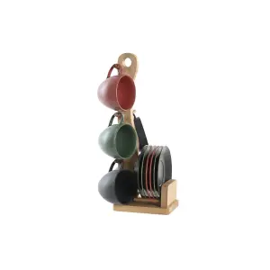 Κούπα με πιατάκι DKD Home Decor 150 ml 16x17x35 cm (x6) image-1