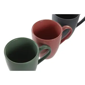 Mug i gummi træ DKD Home Decor (x4) image-2