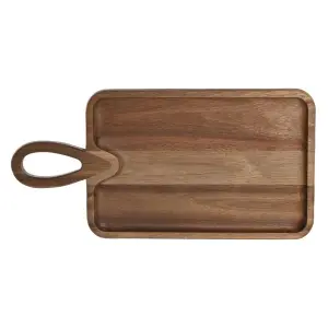 Tagliere quadrato in acacia DKD Home Decor image-1