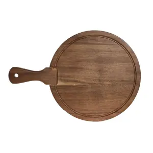 Kulatá krájecí deska z akácie DKD Home Decor image-1