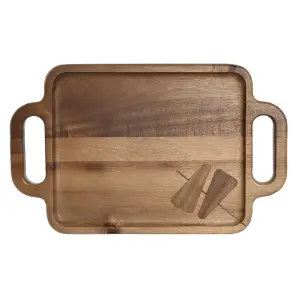 Tagliere in acacia DKD Home Decor image-1
