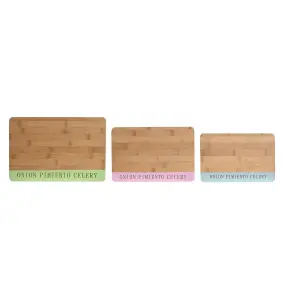 Ξύλο κοπής από μπαμπού DKD Home Decor 33,5x22,4x1,2 cm image-0