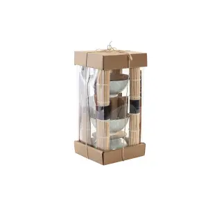 Ανατολική σετ σούσι από πορσελάνη DKD Home Decor 14,5x14,5x35 cm image-1
