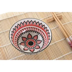 Ανατολική σετ σούσι από πορσελάνη DKD Home Decor 14,5x14,5x31 cm image-2