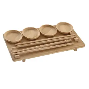 Σετ πιατάκια σούσι ανατολίτικου τύπου DKD Home Decor image-0