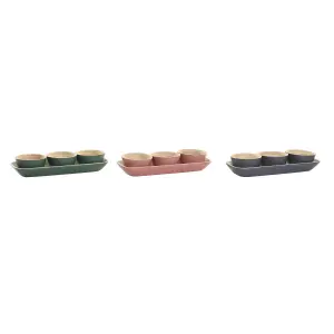 Μπολ DKD Home Decor 32x12,7x3,5 cm (x3) image-0