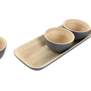 Μπολ DKD Home Decor 32x12,7x3,5 cm (x3) image-1
