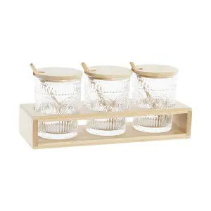 Γυάλινη ζαχαριέρα από βόροσικαλο DKD Home Decor image-0