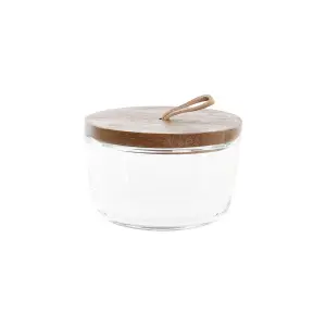 Bocal en verre DKD Home Decor Acacia 20,5x10,5x7 cm (x2) image-1