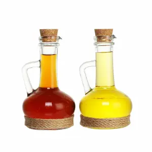 Botella de sal y pimienta de corcho DKD Home Decor (x2) image-0