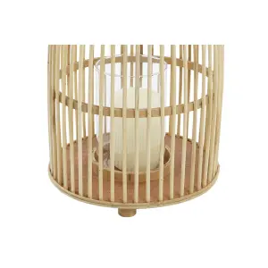Κηροπήγιο από γυαλί και μπαμπού DKD Home Decor image-1