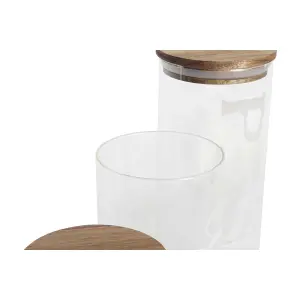 Βάζο με γραμματικά από βόρεια γυαλί DKD Home Decor Acacia 10,2x10,2x27,7 cm (x3) image-1