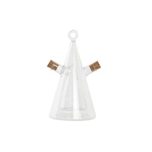 Borosilicate glass salt and pepper shaker bottle DKD Home Decor 10,5x9x18 cm image-0