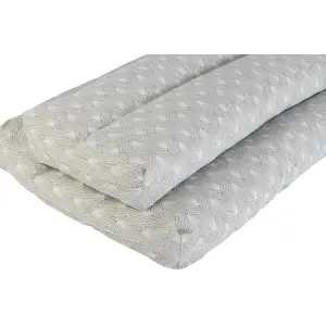 Bamboo and aluminum floor cushion DKD Home Decor image-4