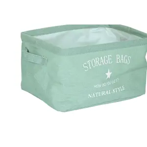 Panier de rangement toile moderne DKD Home Decor 39x27x24 cm (x4) image-2