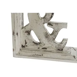 Βιβλιοστάτης από MDF ξύλο DKD Home Decor 26x12x26 cm (x2) image-2