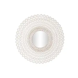 Indischer Wandspiegel Holz MDF gewaschen DKD Home Decor