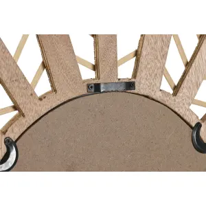 Καθρέφτης τοίχου από ρατάν DKD Home Decor Fleur Tropical image-1