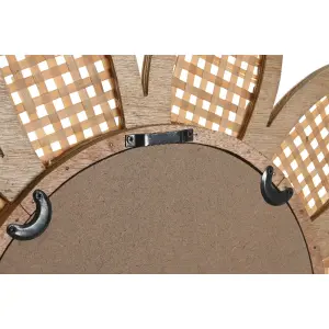 Miroir mural en verre bambou DKD Home Decor Tropical Soleil image-1