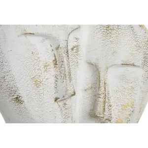 Figurine décorative visage en aluminium DKD Home Decor image-2